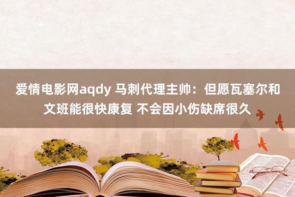 爱情电影网aqdy 马刺代理主帅：但愿瓦塞尔和文班能很快康复 不会因小伤缺席很久