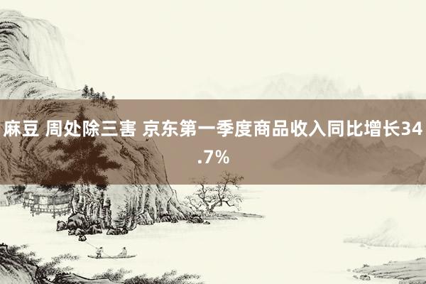 麻豆 周处除三害 京东第一季度商品收入同比增长34.7%